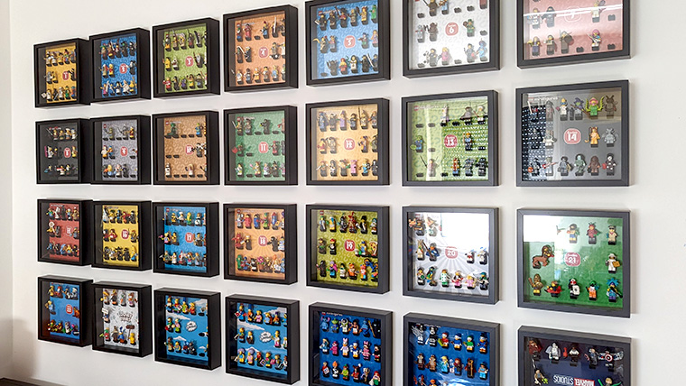 Displayrahmen für LEGO® Minifiguren