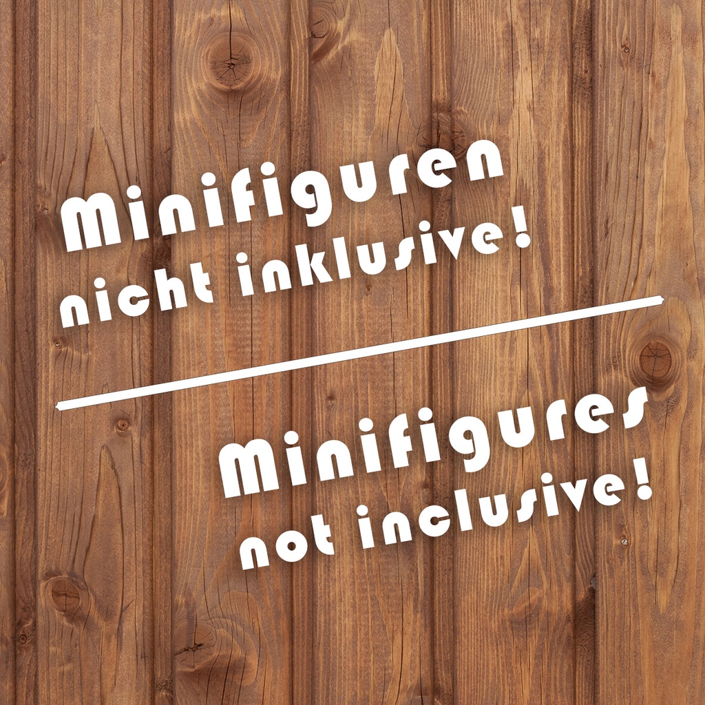 Minifiguren nicht inklusive