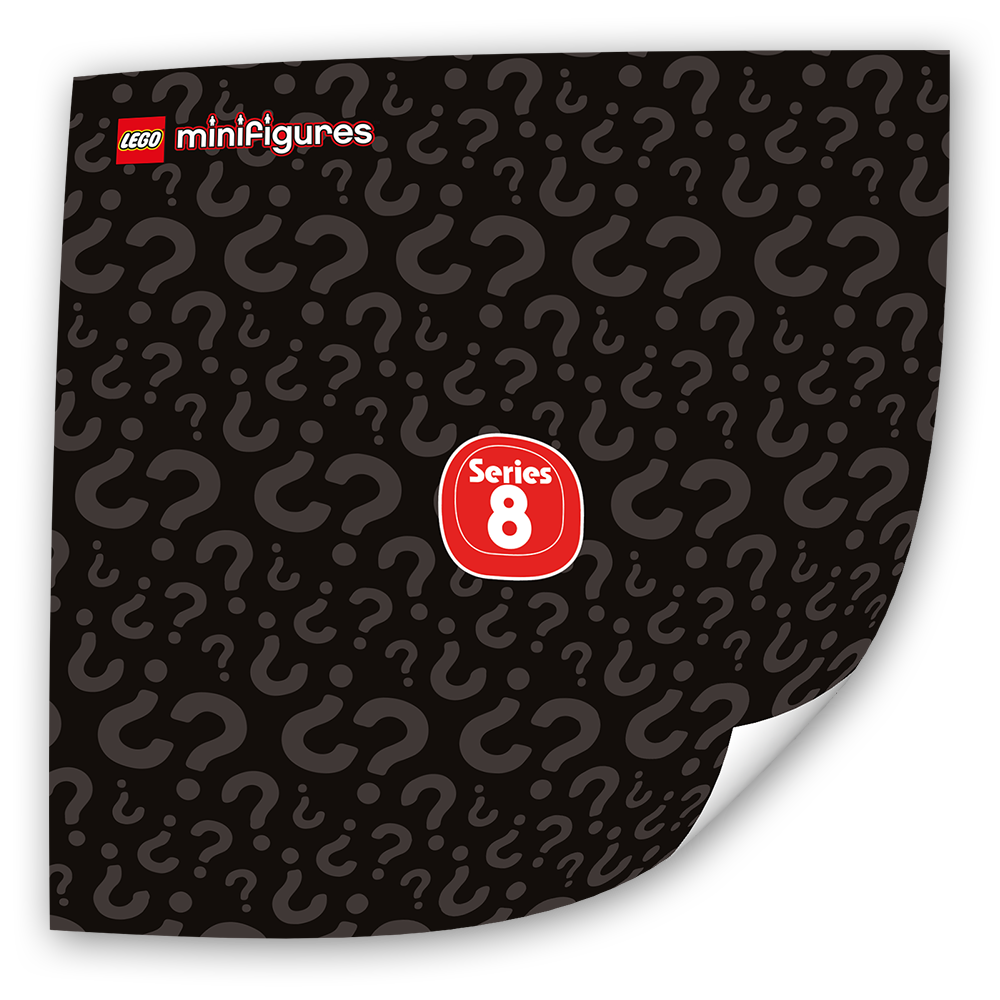 Fotoeinleger für Minifiguren Serie 8 (25x25 cm)
