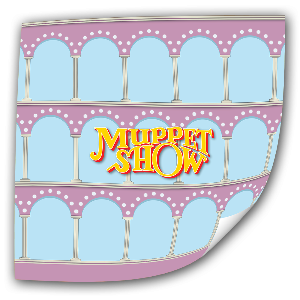 Fotoeinleger Muppets - Motiv: Theater (25x25 cm)