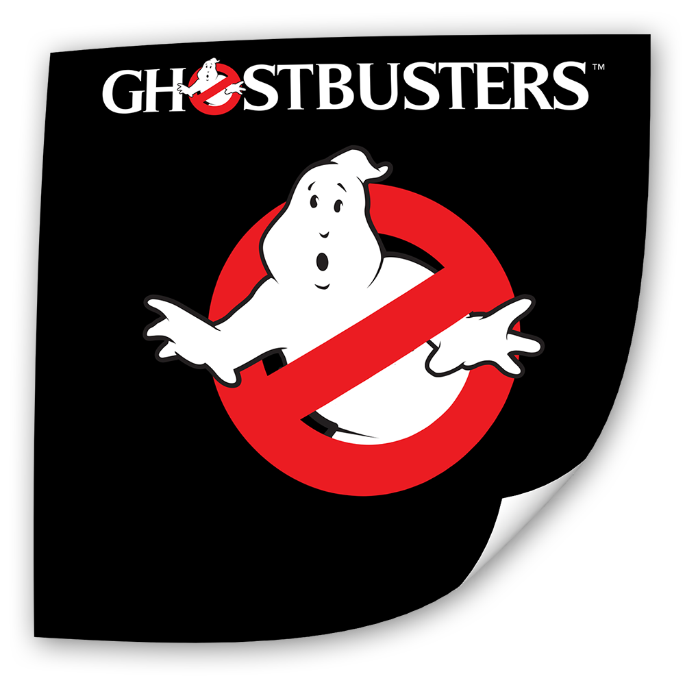 Fotoeinleger für Ghostbusters Minifiguren - Motiv: Logo Classic (25x25 cm)