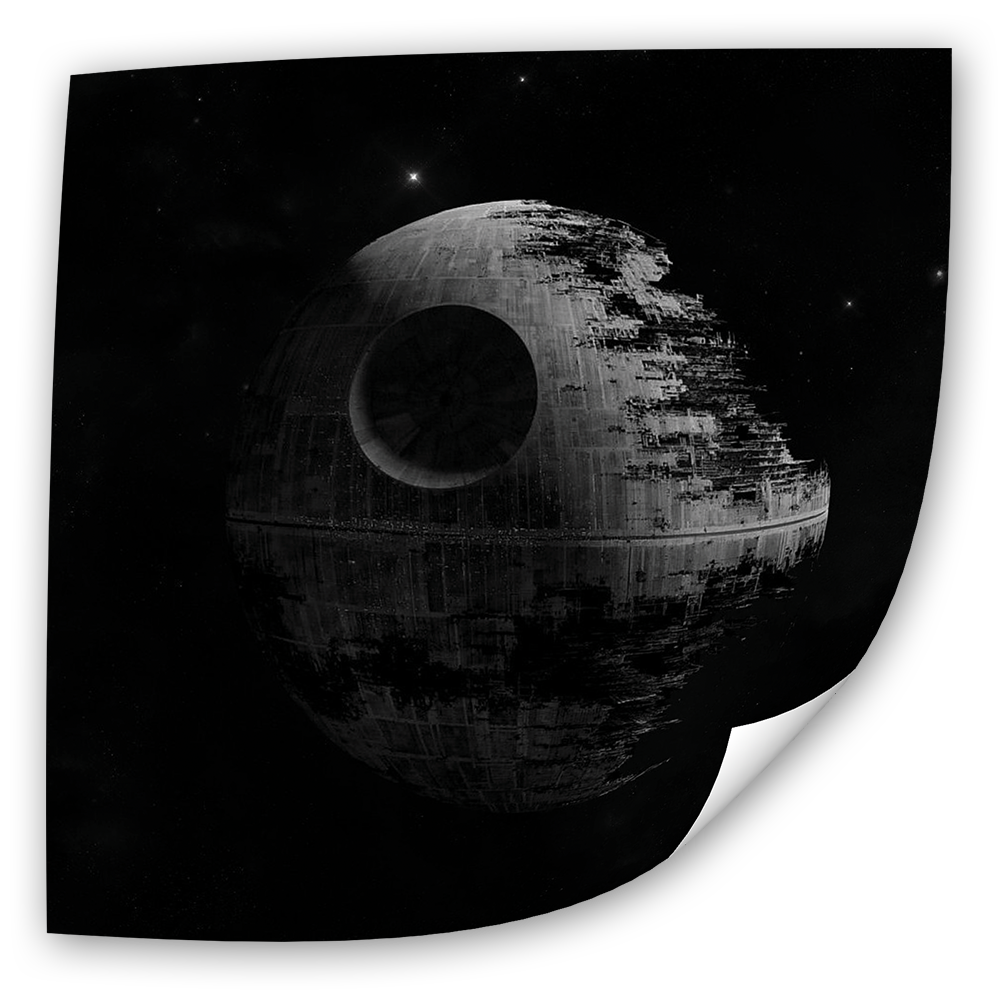 Fotoeinleger Star Wars - Death Star (25x25 cm)