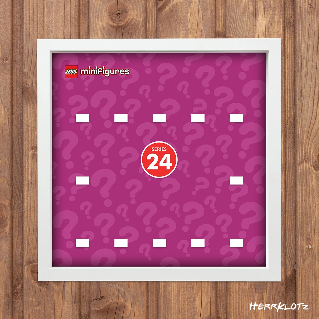 Displayrahmen für LEGO® Minifiguren Serie 24