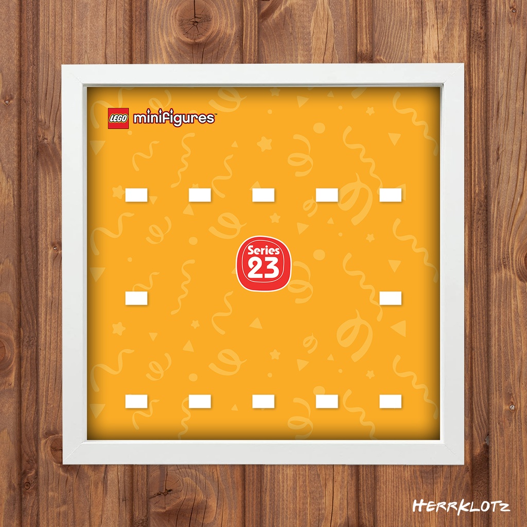 Displayrahmen für LEGO® Minifiguren Serie 23