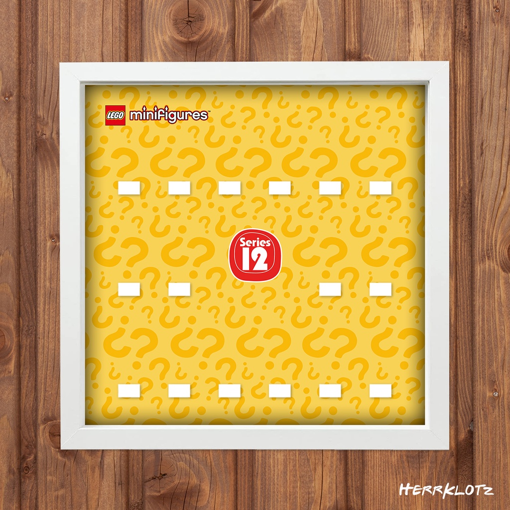 Displayrahmen für LEGO® Minifiguren Serie 12