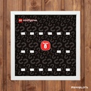 Displayrahmen für LEGO® Minifiguren Serie 8