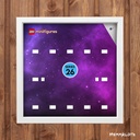 Displayrahmen für LEGO® Minifiguren Serie 26 Space