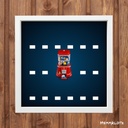 Displayrahmen für LEGO® Spielzeugautomat mit Minifiguren - ideas 21358 (Motiv 2)