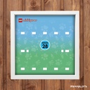 Displayrahmen für LEGO® Minifiguren Serie 28