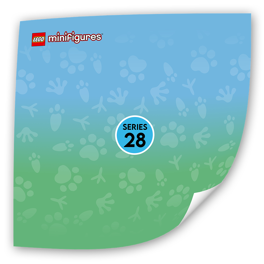 Fotoeinleger für Minifiguren Serie 28 (25x25 cm)