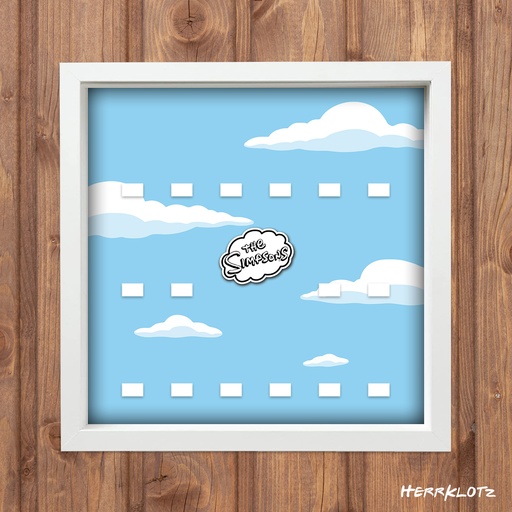 Displayrahmen für LEGO® Minifiguren Simpsons - Serie 1