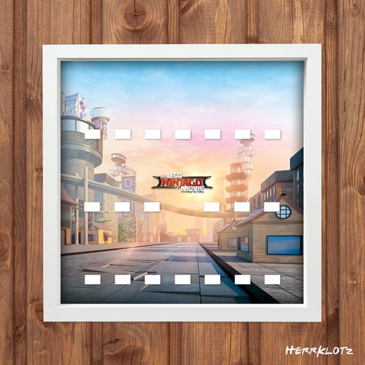 Displayrahmen für LEGO® Minifiguren - Ninjago Movie - Ver. 1