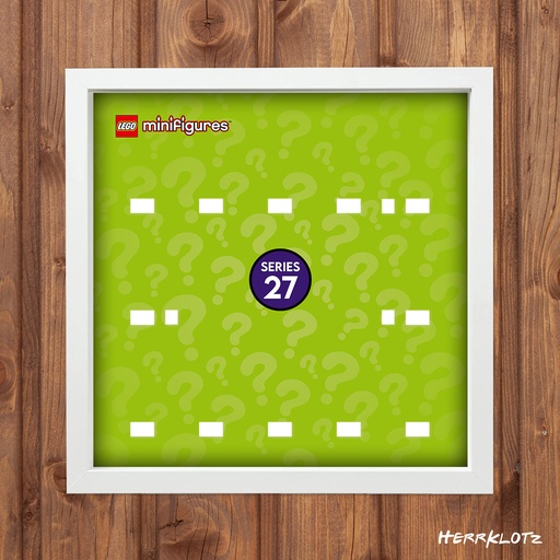 Displayrahmen für LEGO® Minifiguren Serie 27