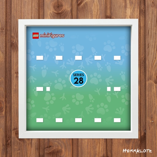 Displayrahmen für LEGO® Minifiguren Serie 28
